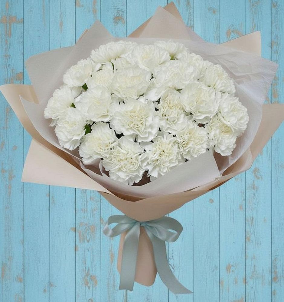 Букет цветов из: Гвоздики в Шентала