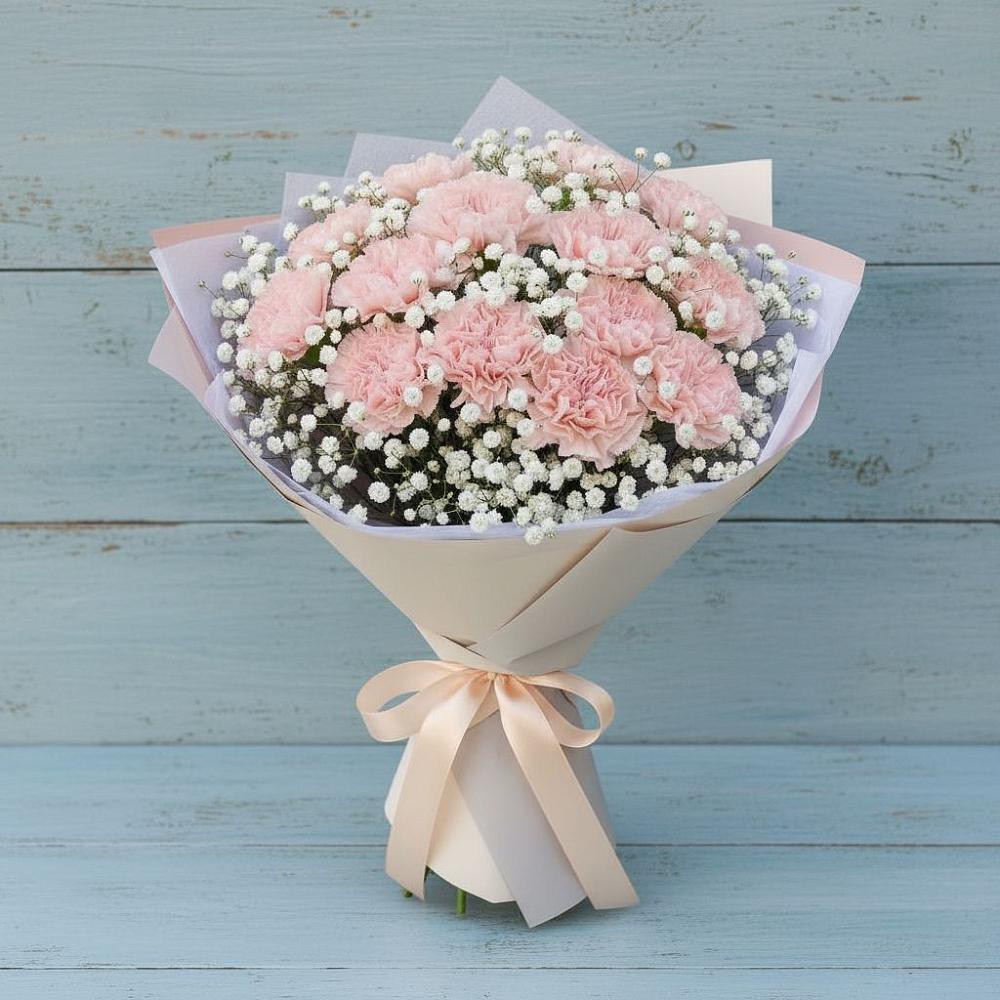 Букет цветов из: Гвоздики в Шентала