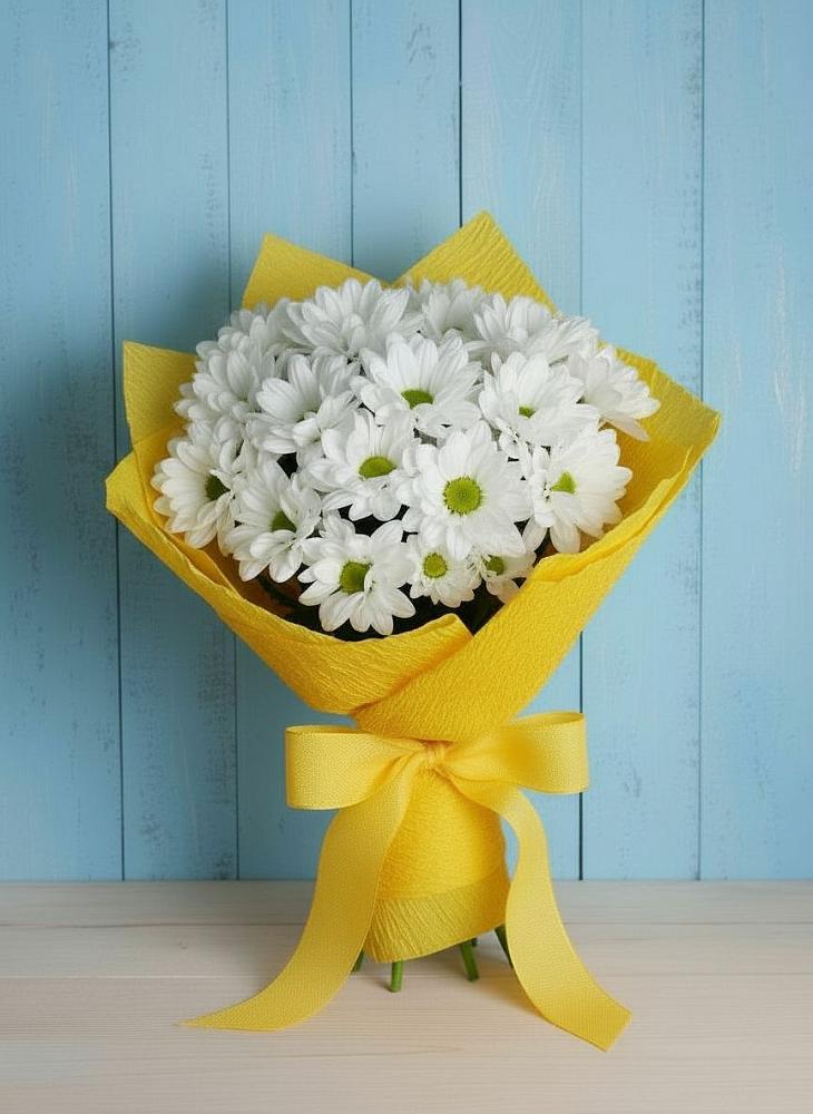 Букет цветов из: Хризантемы в Шентала