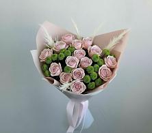 Букет цветов из:  Розы и Хризантемы #REPLACE_PRED# Шентала